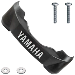 Emblema logo frontal Yamaha YBR125 Factor 2000 a 2016 com parafusos