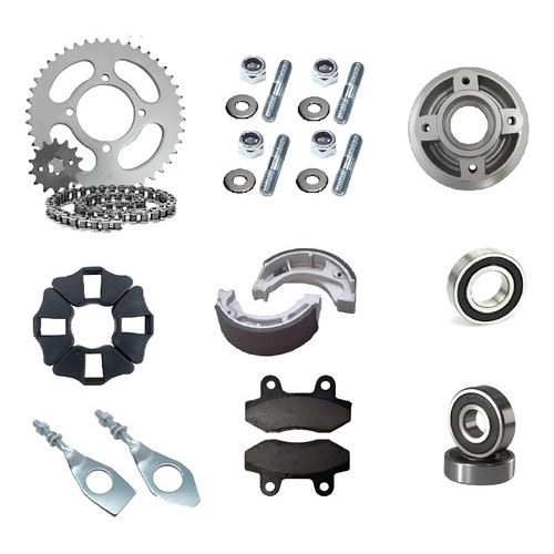Kit Relação Coxim Flange Rolamento Patim Shineray Jet 125 Verde
