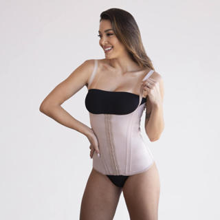 Cinta Modeladora Corselet Com Tecido Infra Emana 731 Esbelt
 em Oferta na Shopee