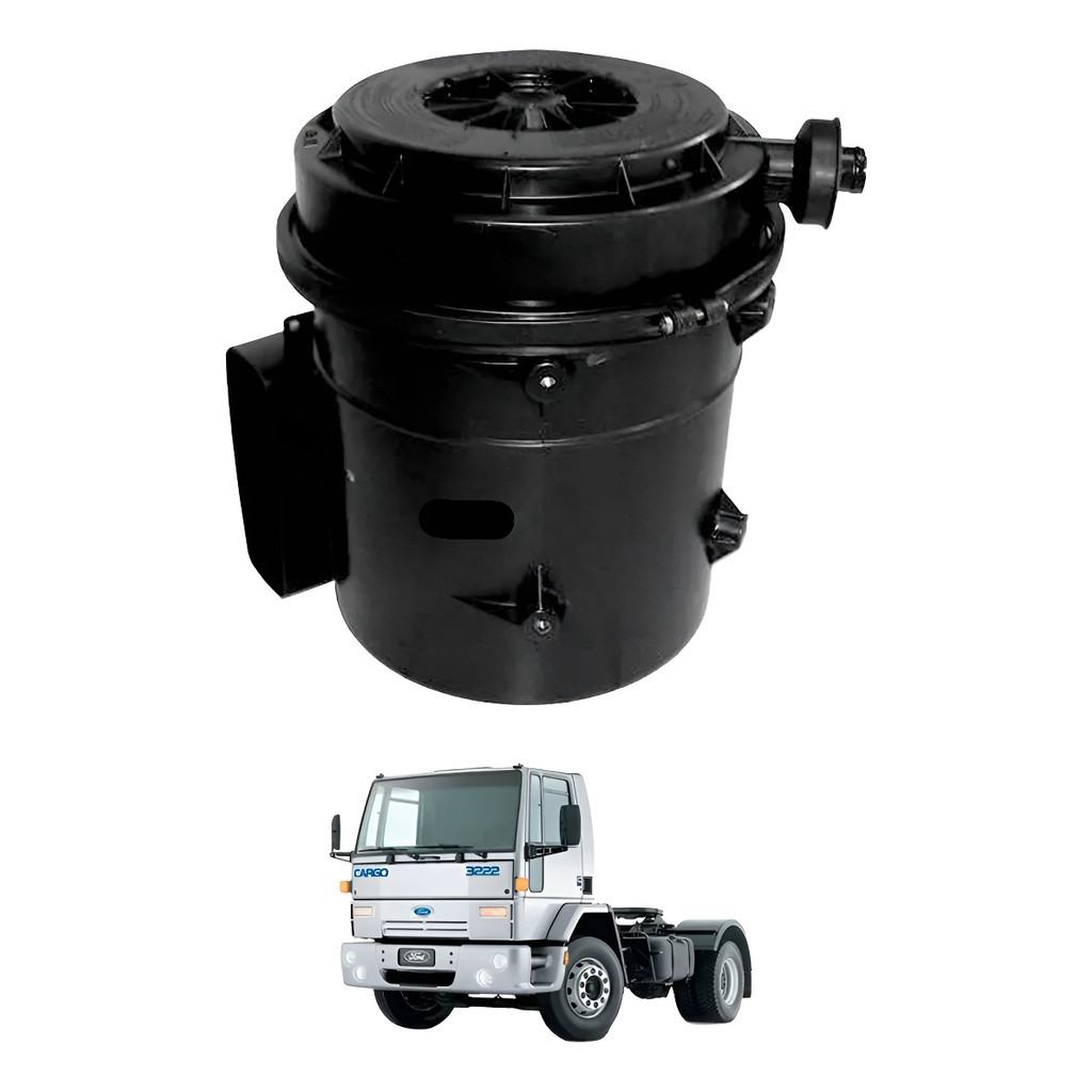 Carcaca Filtro Ar Com Elemento Sem Captador Ford Cargo