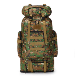 Mochila Reforçada Cargueira 80L Impermeável para Trilha e Camping
