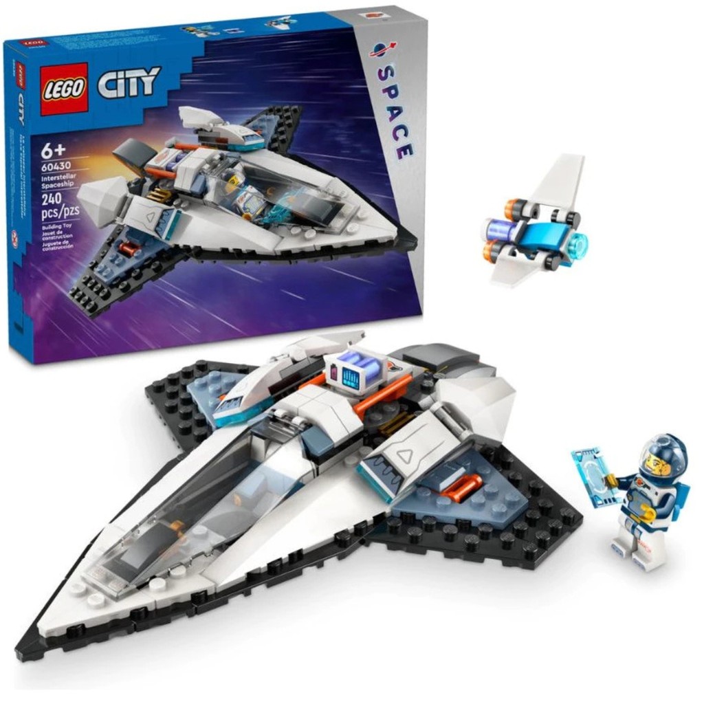 Lego City Nave Espacial Interestelar Blocos De Montar 240 Peças De Construção - 60430 em Oferta na Shopee