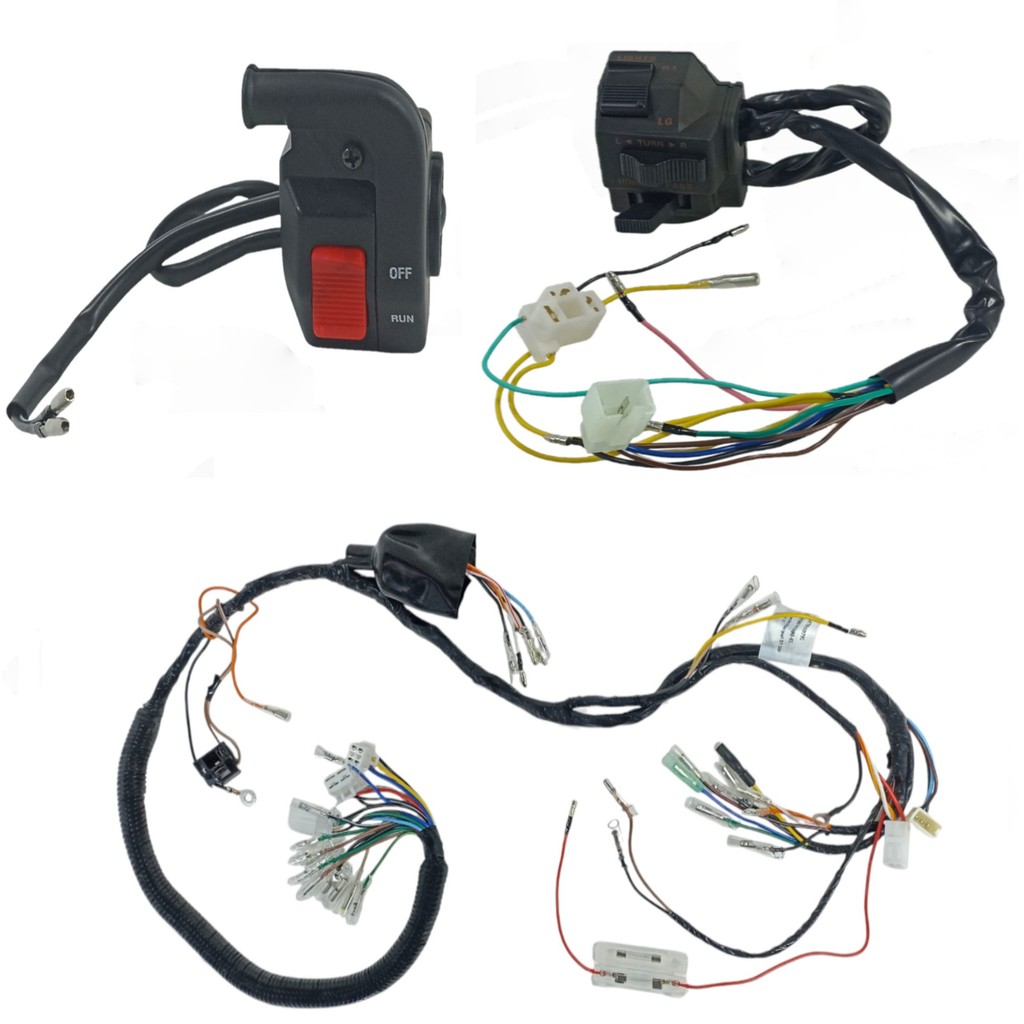 Kit Chicote Completo e Chave Luz e Emergência Dt 180 1992 1993 1994 1995 1996 1997
