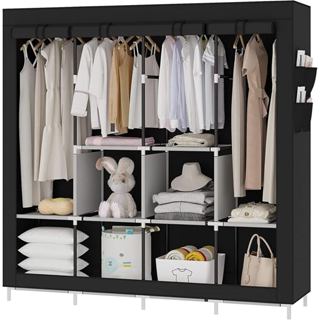 Guarda Roupa Portátil Dobrável com Ziper Organizador De Roupas Armário de Roupa Multifuncional em Oferta na Shopee
