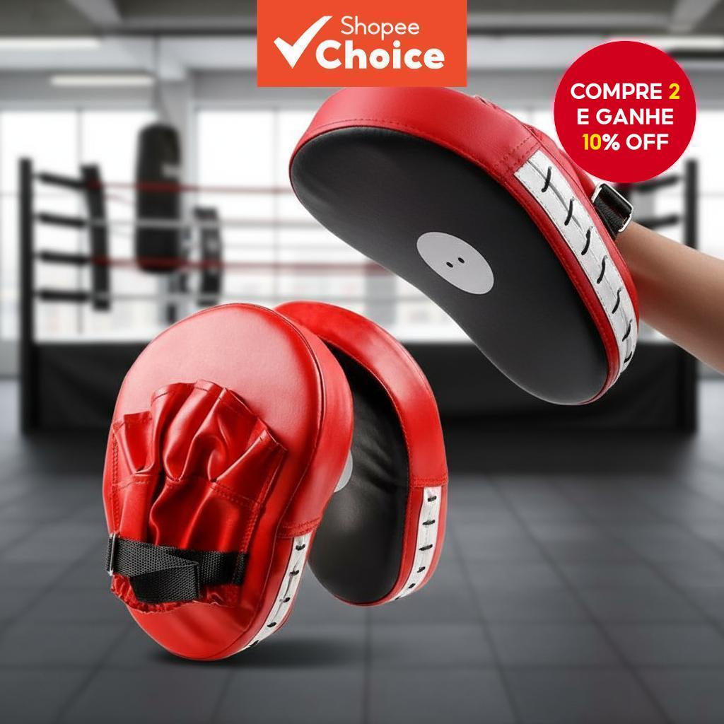 Almofada de treinamento de alvo de mão curvada para Sanda e Taekwondo, boxeador PU para prática de reação
