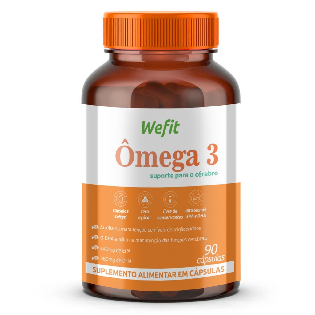 Omega 3 Pote 90 Capsulas Wefit em Oferta na Shopee