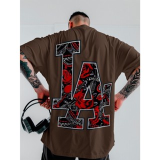 Camiseta Oversized Los Angeles City Street Unissex DTF ref4423 em Oferta na Shopee