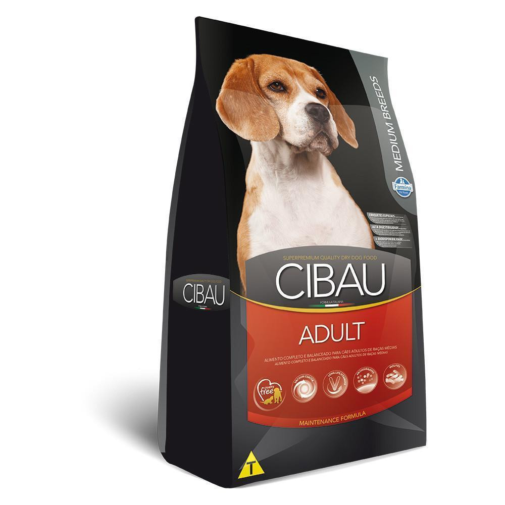Cibau para Cães Adultos de Raças Médias Sabor Carne e Frango 15Kg
