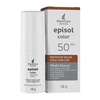 Protetor Solar Episol Color Stick FPS 50 | Médio Escuro 18g em Oferta na Shopee