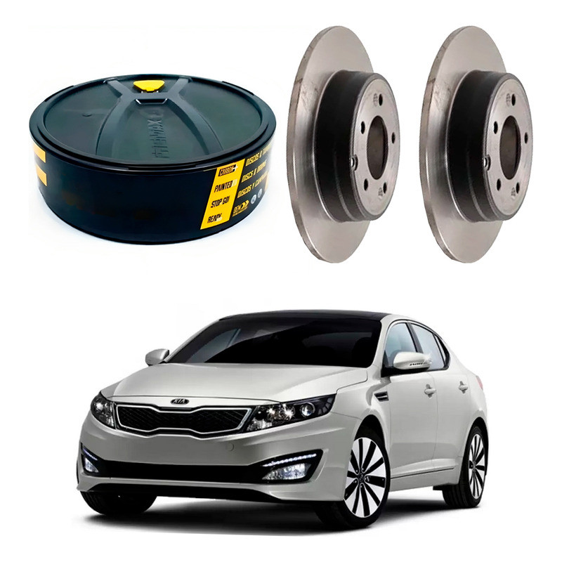 Disco Freio Traseiro Fremax Kia Optima 2.4 2012 A 2014
