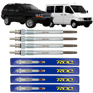 KIT 4 VELAS AQUECEDORA MERDECES BENZ SPRINTER CDI 2.2 311 313 413 JEEP GRAND CHEROKEE 2.7 em Oferta na Shopee