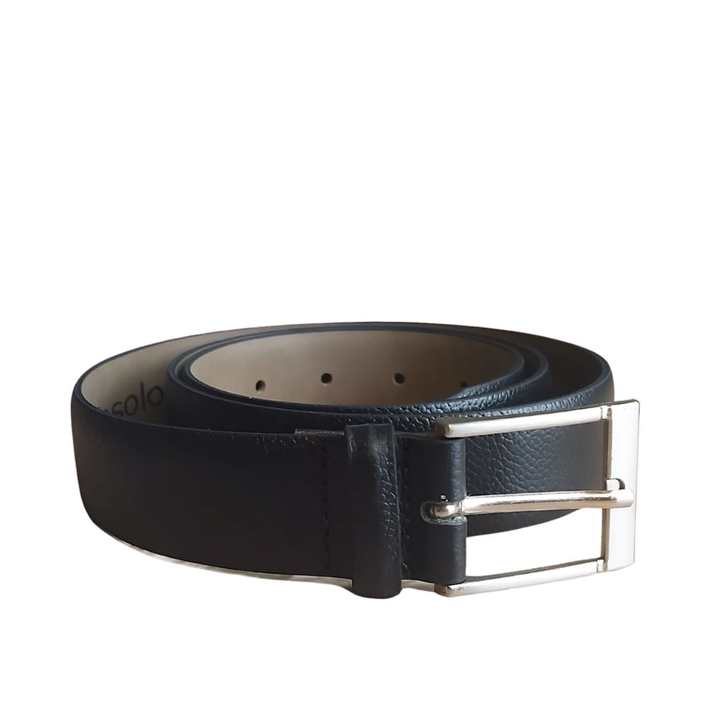 Cinto Masculino Fasolo em Couro Social Preto em Oferta na Shopee