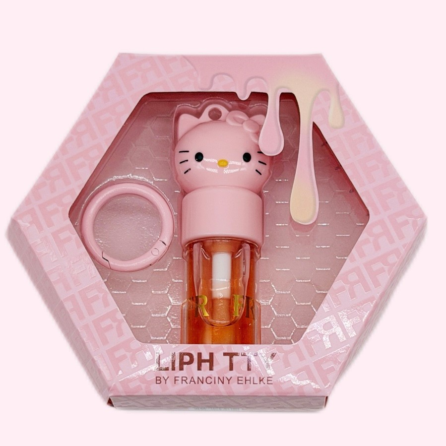 Lip Gloss Hello Kitty Rosa | Brilho Labial Hidratante | Design Fofo Feminino