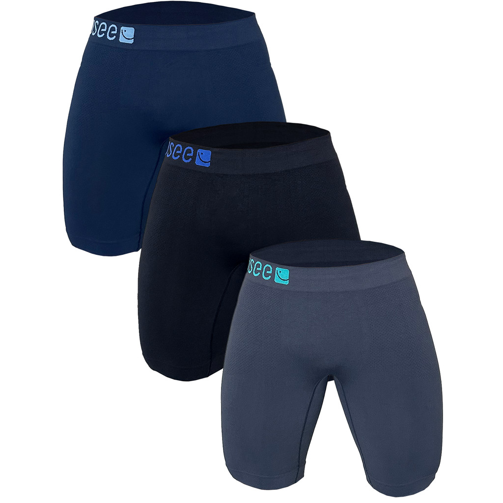 Kit 3 Bermudas Térmica Microfibra Sem Costura Anti Assadura Usee Brasil Original em Oferta na Shopee