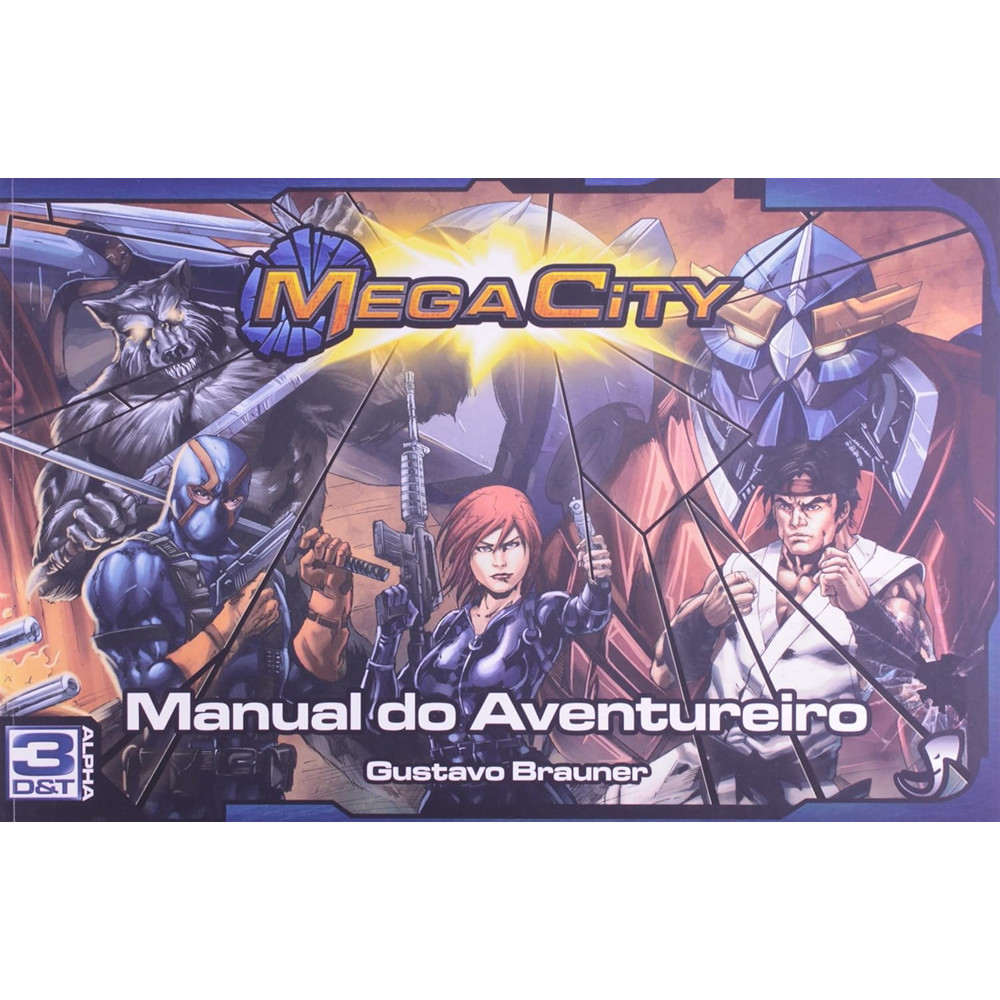 Livro - Mega City: Manual do Aventureiro - Novo - Editora Jambô - ISBN 9788589134880