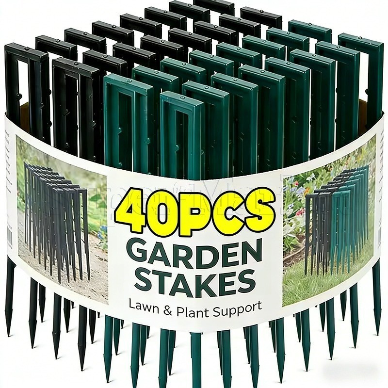 Estaca De Fixação Para Barraca De Acampamento-Espiga De Solo De Plástico Em Forma De U-Pinos De Filme De Cobertura De Co