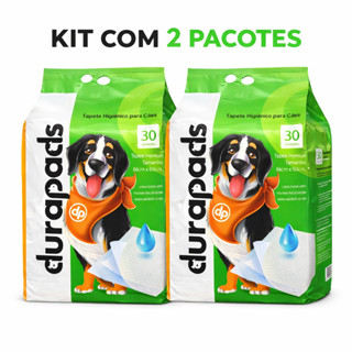 Kit 2 Tapete Higiênico Para Cães Durapads Pet 30UN 60x60cm Total 60 Unidades Para Cães Alta Absorção em Oferta na Shopee