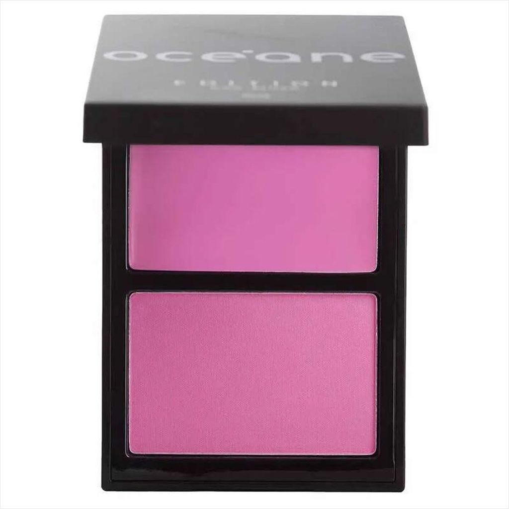 Oceane Edition Duo Blush Cremoso e em Pó Punch Paint Rosa Claro 10,2g