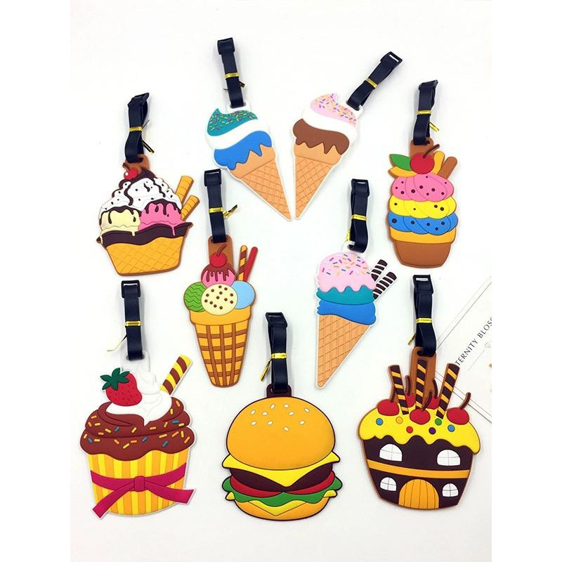 BRILHO ELISA - Identificador De Mala De Viagem Tag de Bagagem Avião Férias Etiqueta Silicone Premium