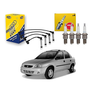 Kit Vela Cabo Ngk` Corsa Classic 1.0 2005 A 2010 em Oferta na Shopee
