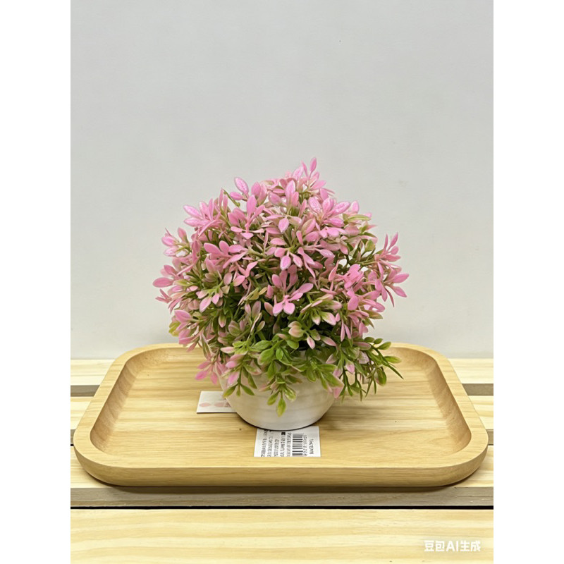 kit 3 mini planta artificial meia lua