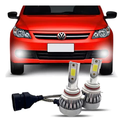 Kit Lâmpada Led Farol Milha Gol G5 2008 2009 2010 2011 2012