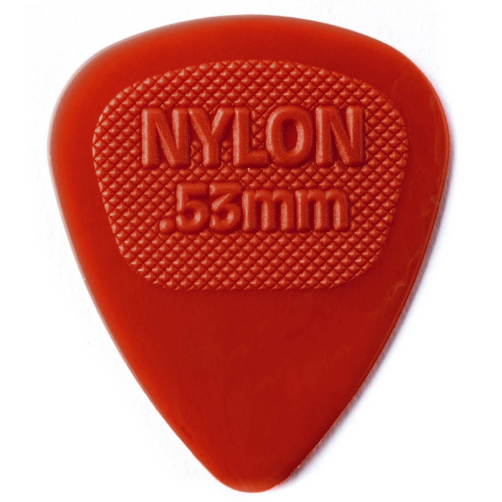 Palheta 0.53mm Vermelha Nylon Violão Cavaquinho Banjo Dunlop MIDI 443R.53 Cód. 1940 ( unidade )
