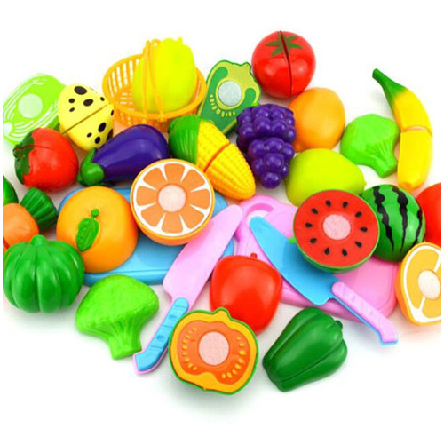 Brinquedo Frutas Legume Educativa Velcro Crec Cortar Cozinha Entrega Direta