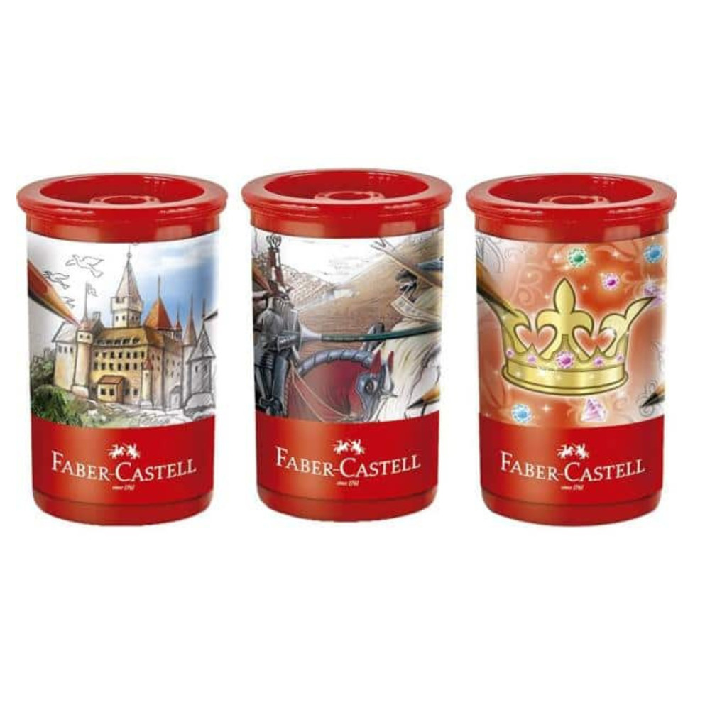 APONTADOR FABER CASTELL C/DEPOSITO TUBO 123PLZF SUBSTITUIVEL em Oferta na Shopee