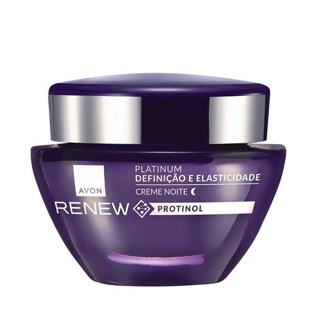 Creme Antissinais Avon Renew Platinum Noite 55+ 50g