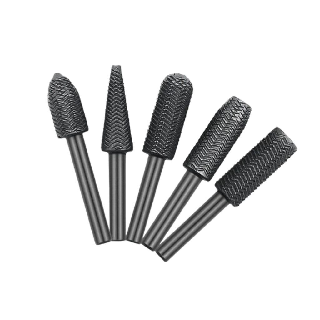 Kit 5 Limas Rotativas para Aço e Metal – Retífica, Desbaste e Remoção de Rebarbas