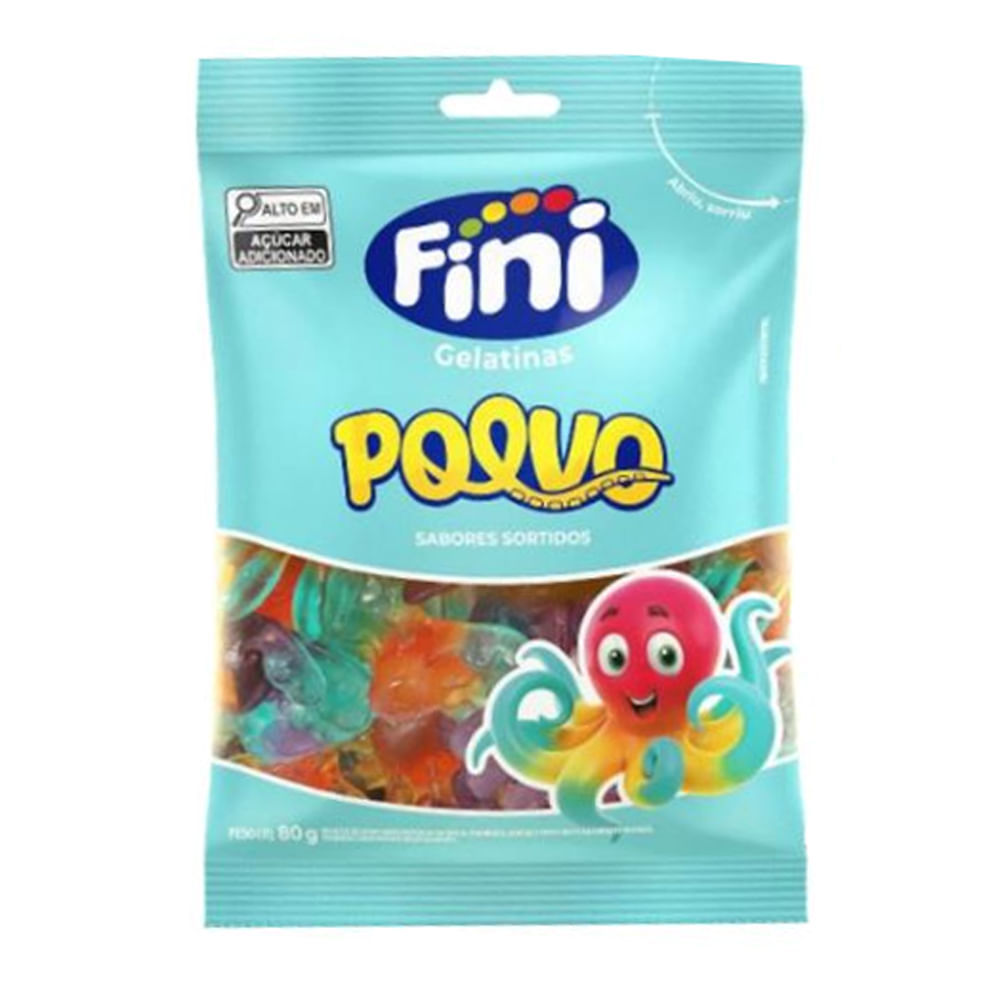 Balas Fini Gelatina Polvo Sabores Sortidos 80g em Oferta na Shopee