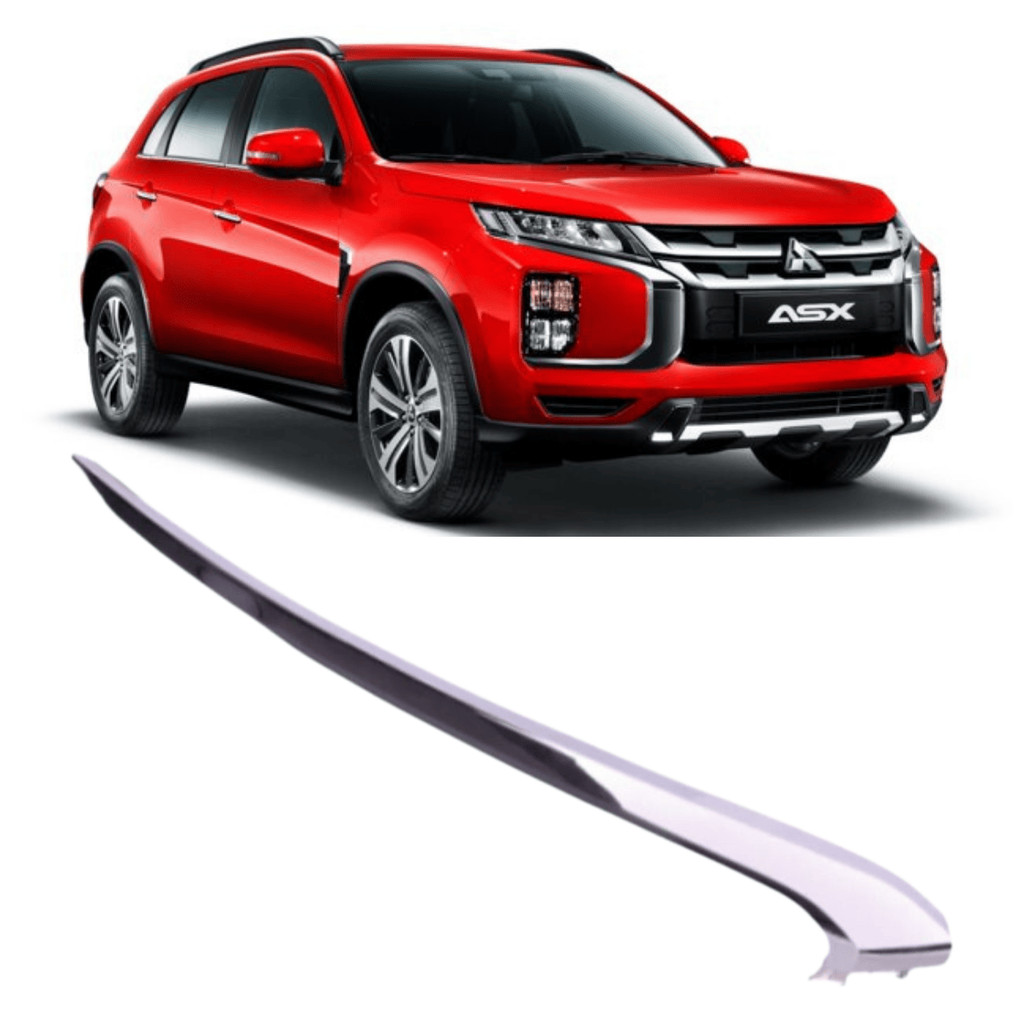 Moldura Superior Cromada Parachoque Outlander Sport Asx de 2020 a 2022 - Direito
