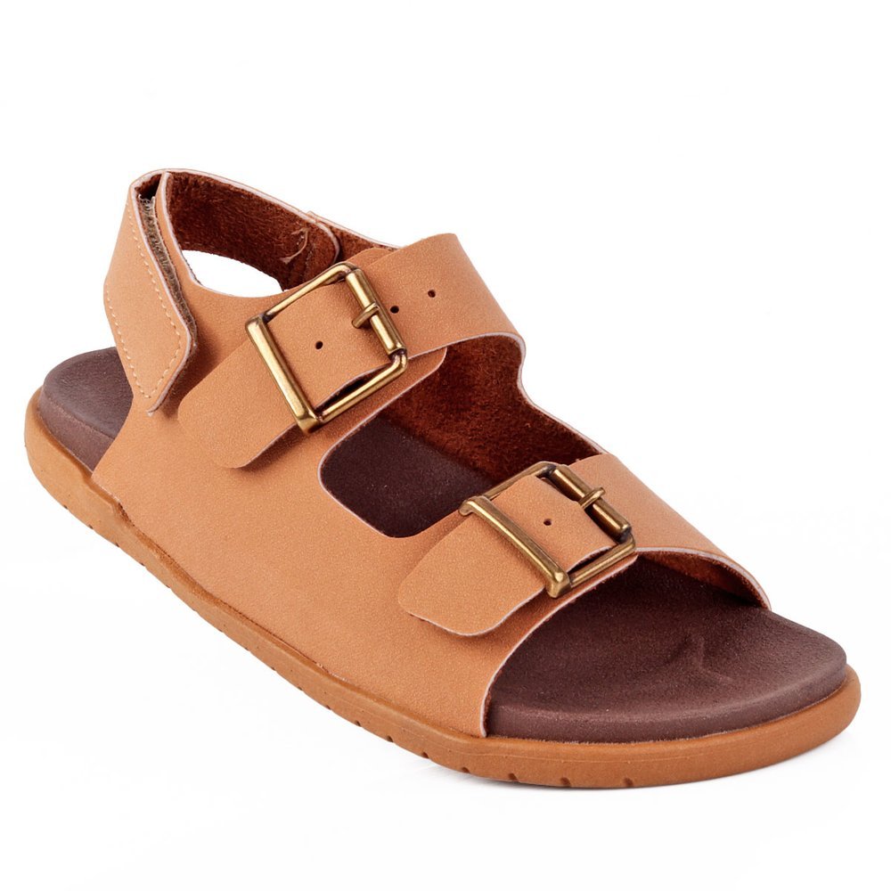 Sandália Chinelo Infantil Klin Original Weekend Menino com Fivela Dupla - Caramelo em Oferta na Shopee