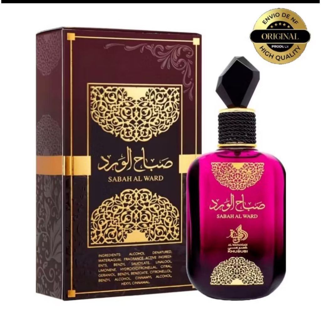 Perfume Árabe Sabah Al Ward Al Wataniah Eau de Parfum 100ml Feminino Envio imediato em Oferta na Shopee