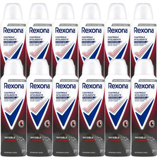 Kit Desodorante Aerosol Rexona Antibacterial + Invisible 150ml/90g - 12 Unidades em Oferta na Shopee