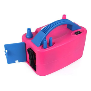 Inflador Elétrico Balão Compressor Bomba 2 Bicos Festa Rosa em Oferta na Shopee