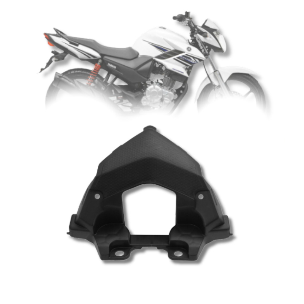CARCAÇA RABETA CENTRAL FAZER 150 2013/14 A 2024 PRETA INJETADA REPOSIÇÃO ORIGINAL PRO TORK