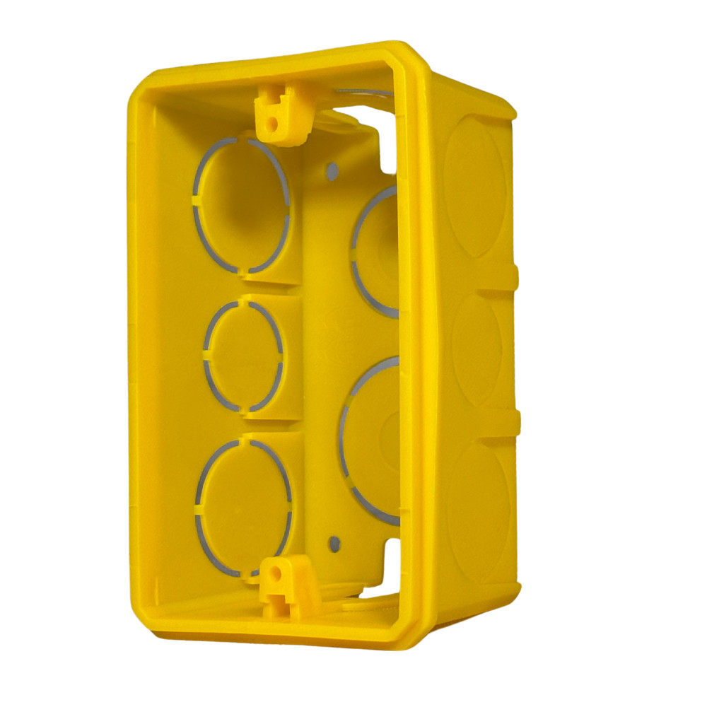 Caixa de Luz 4x2 Amarela C/ 10 unidades - Metasul