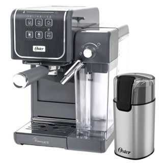 Kit Cafeteira PrimaLatte Touch e Moedor de Café Elétrico Oster em Oferta na Shopee