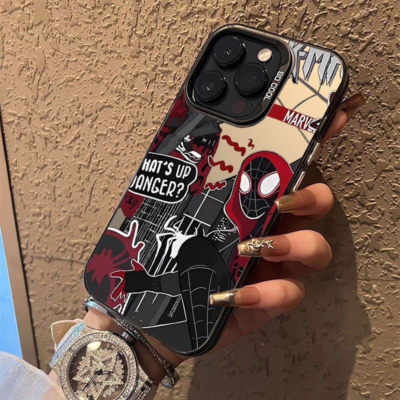 Capinha Capa Para IPHONE 13 11 15 14 12 16 17 PRO MAX AIR X XR XS MAX 7 8 PLUS Homem-Aranha TPU anti-impacto em Oferta na Shopee