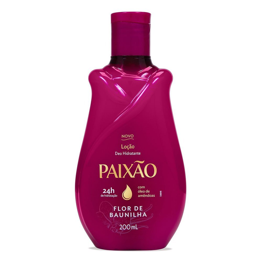 Loção Hidratante Paixão Flor de Baunilha 200ml em Oferta na Shopee