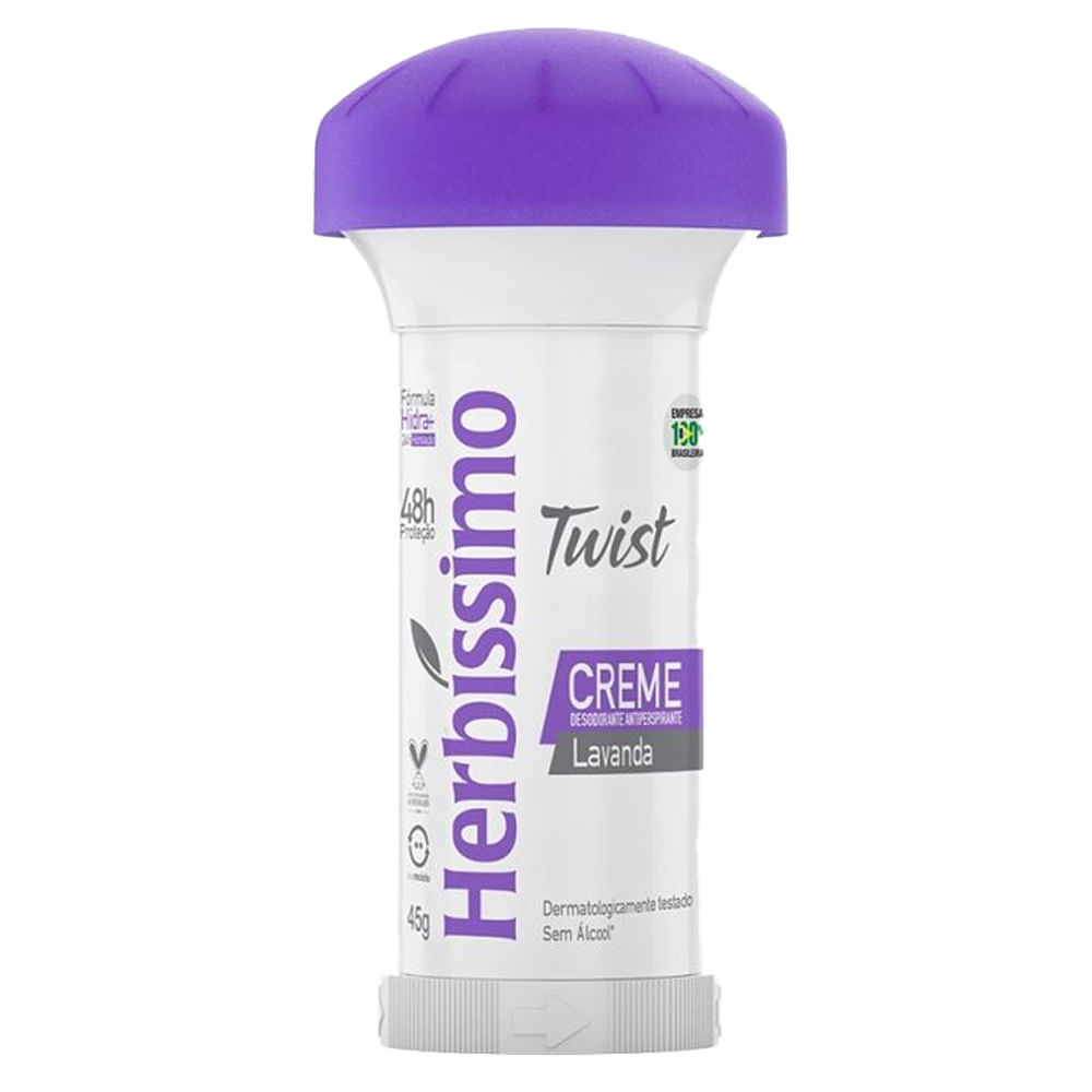 Desodorante Stick Herbíssimo Lavanda 45g em Oferta na Shopee