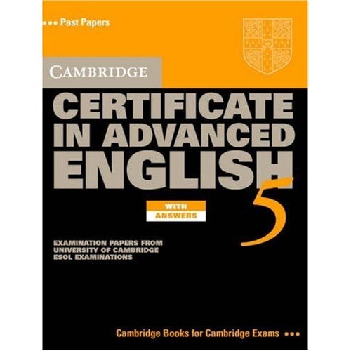 Livro Cambridge Certificate In Advanced English 5 Student's Book With Answers Examination Papers From... 7862967