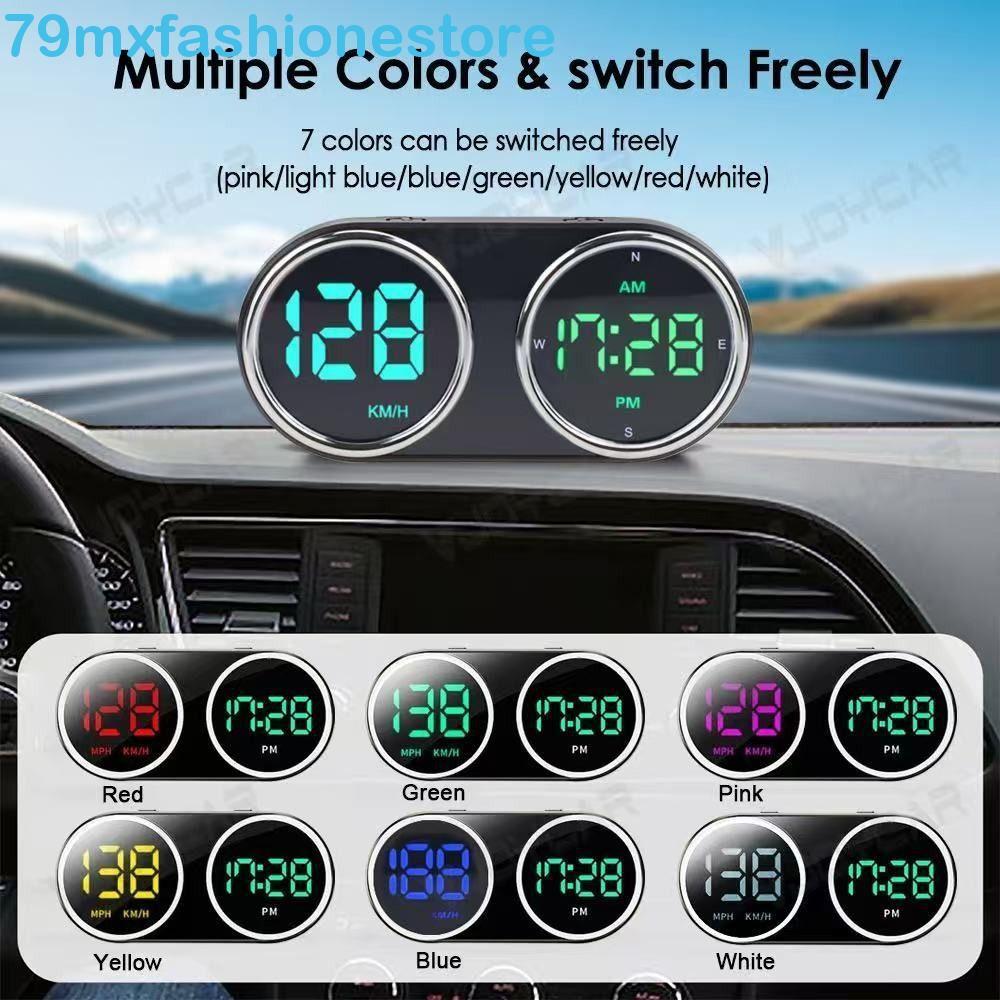 MXFASHIONESB HUD Car Head Up Display , Plug & Play Relógio Digital GPS Velocímetro Para Carro