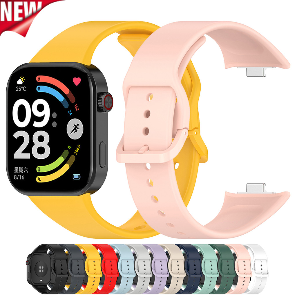 Pulseira De Silicone Para Redmi watch 6 5 4 Banda SmartWatch Xiaomi Mi 9Pro 8Pro Esportiva Substituir Acessórios