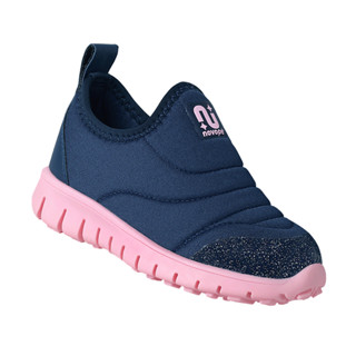 Tênis Infantil Novopé Ultra Flex Azul com Rosa glitter e conforto em Oferta na Shopee