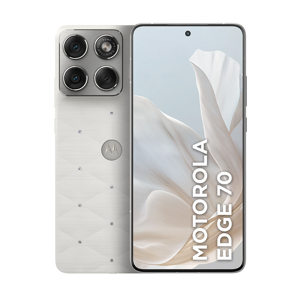 Smartphone Motorola Edge 70 5G Crystals by Swarovski - 512GB 12GB RAM, Ultrafino, 3 cameras 50MP