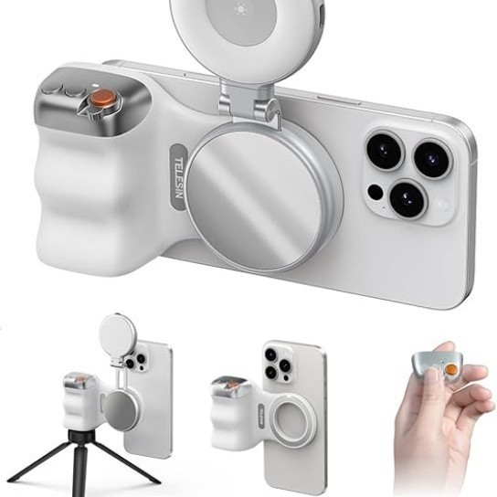 Câmera magnética ajuda sem fio Bluetooth controle remoto Zoom auxiliar fotografia estabilizador Anti-vibração adequado p