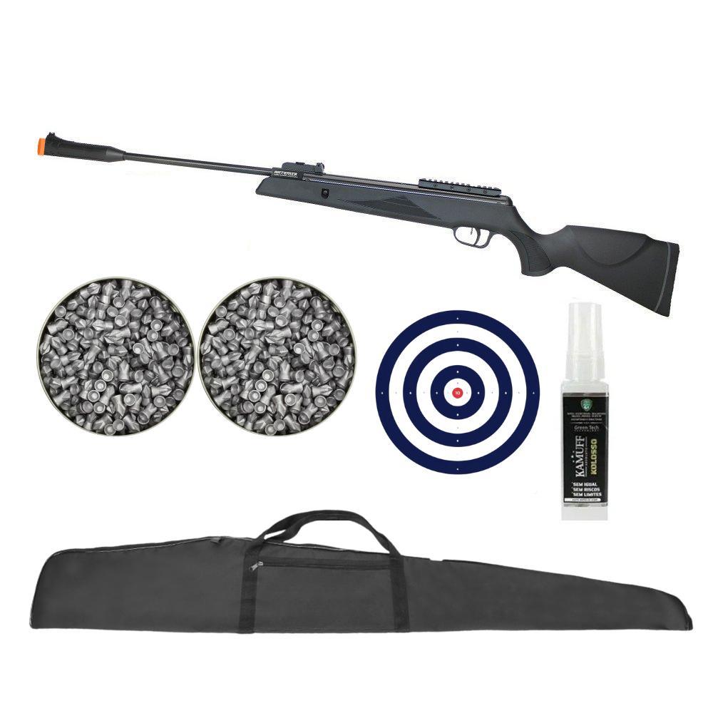 Carabina Pressão Black Hawk Gas Ram 70kg 5.5 Artemis + Itens